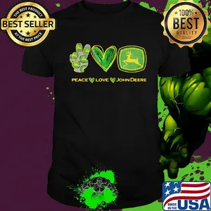 Peace love John Deere shirt