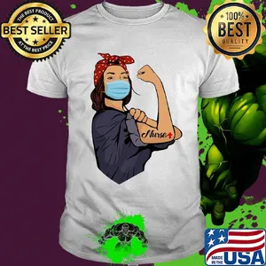 Pop Art Sexy Strong Woman Nurse shirt