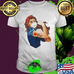 Rosie the Riveter Emt mask shirt