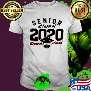 Senior class of 2020 quarantined graduating mask covid-19 shirt