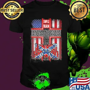 Simple man lynyrd skynyrd jesus american flag shirt