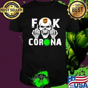 Skull ups fuck coronavirus shirt