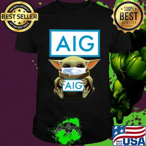 Star wars baby yoda hug aig mask covid-19 shirt