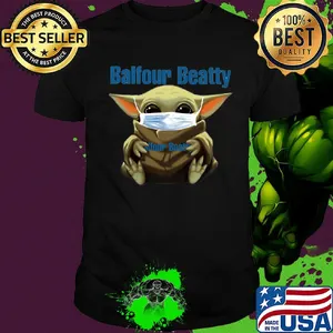 Star wars baby yoda hug balfour beatty mask covid-19 shirt