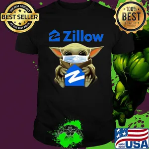 Star wars baby yoda hug zillow mask covid-19 shirt