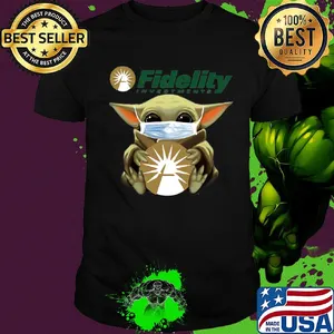 Star wars baby yoda mask hug fidelity investments covid-19 shirt
