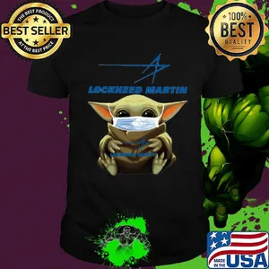 Star wars baby yoda mask hug lockheed martin covid-19 shirt
