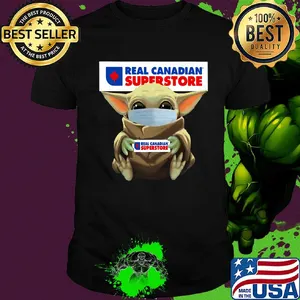 Star wars baby yoda mask hug real canadian superstore covid-19 shirt
