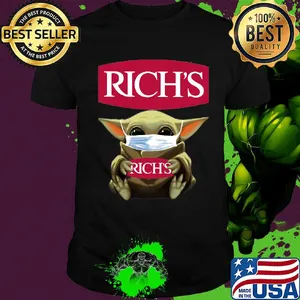 Star wars baby yoda mask hug rich’s covid-19 shirt