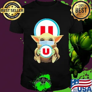 Star wars baby yoda mask hug système u logo covid-19 shirt