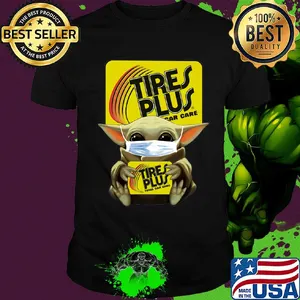 Star wars baby yoda mask hug tires plus total car care covid-19 shirt
