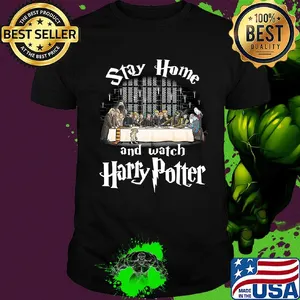 Stay home and watch harry potter covid-19 shirt