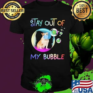 Stay out of my bubble Pitbull mask shirt