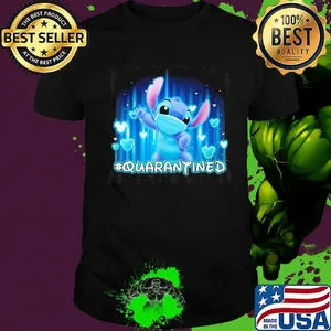 Stitch mask quarantined Disney shirt