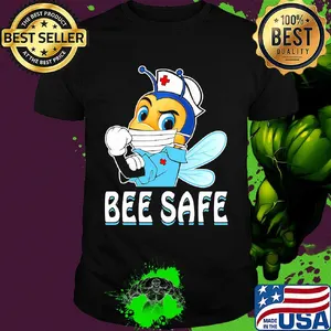 Strong Nurse Bee Safe Mask Shirt