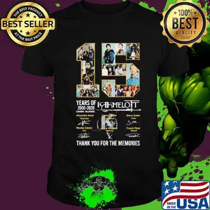 15 years of 2005 2020 kaamelott thank you for the memories signatures shirt