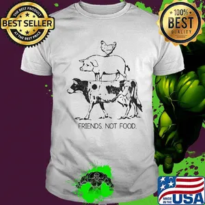 Animal chicken pig and cow friends not food shirt