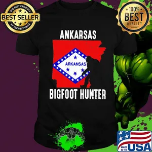 Arkansas bigfoot hunter flag shirt