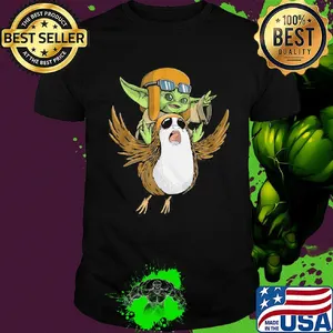 Baby Yoda and chicken shirt