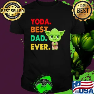 Baby Yoda best dad ever shirt
