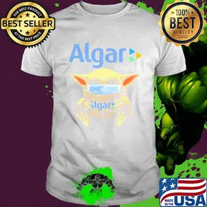 Baby Yoda hug Algar Telecom mask shirt