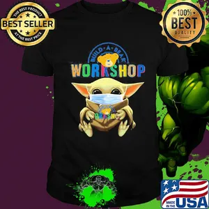 Baby Yoda hug Build a Bear Workshop mask shirt