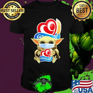 Baby Yoda hug Gamesa mask shirt