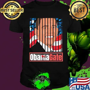 Barack Obama gate American flag veteran Independence Day shirt