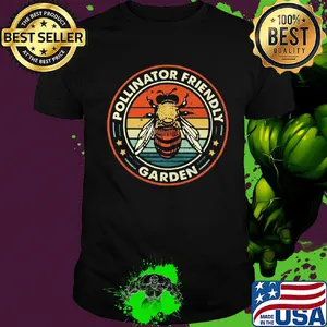 Bee pollinator friendly garden vintage shirt