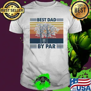 Best dad by par vintage shirt