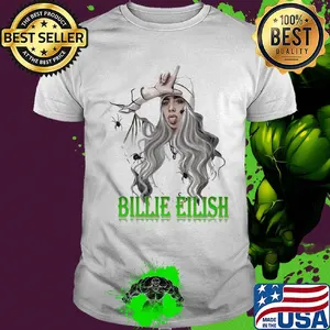 Billie eilish tarantula mouth art shirt