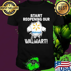 Blood insides start reopening our home Walmart shirt