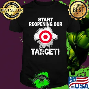 Blood insides start reopening our Target shirt