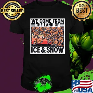 Butterflies we come from the land of ice and snow vintage shirt