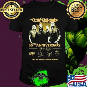 Carcass 35th anniversary 1985 2020 thank you for the memories signatures shirt