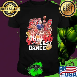 Chicago Bulls the 96 last dance shirt