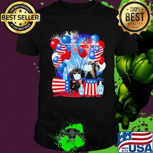 Dachshund mask happy American flag veteran Independence Day shirt