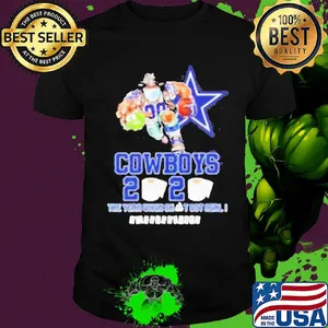 Dallas cowboys 2020 the year when shit got real quarantined toilet paper shirt