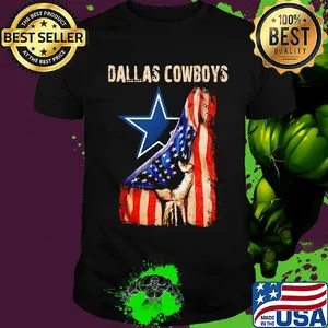 Dallas cowboys american flag independence day shirt