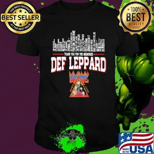 Def Leppard thank you for memories shirt
