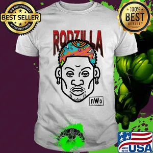 Dennis rodman wcw nwo rodzilla wrestling shirt