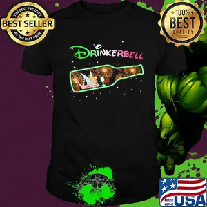 Disney tinkerbell drinkerbell american flag firework independence day shirt