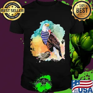 Eagle American flag veteran Independence Day shirt