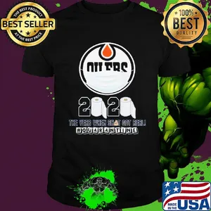 Edmonton oilers mask 2020 the year when shit got real quarantine toilet paper shirt