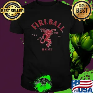 Fireball red hot whisky shirt