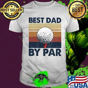 Golf best dad by par vintage 2020 shirt