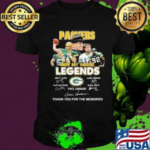 Green Bay Packers legends signature shirt