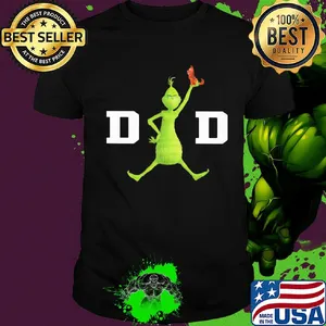 Grinch and his dog dad happy father's day shirt