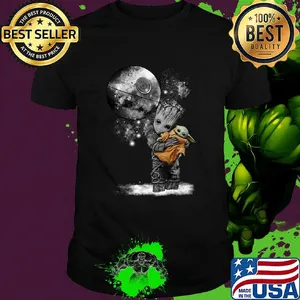 Groot hug Baby Yoda Stars Wars shirt