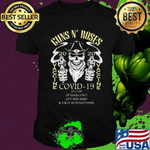 Guns N'roses Covid-19 in case Vaccine shirt